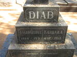 DIAB Assad George 1884-1931 & Barbara 1887-1968