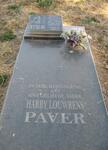 PAVER Harry Louwrens 1923-2007