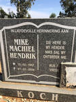 KOCH Mike Machiel Hendrik 1967-2009
