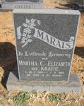 MARAIS Martha C. Elizabeth nee KRAUSE 1906-1994