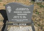 VILJOEN Hendrina Johanna Barendina 1961-2003