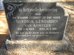 ASWEGEN Hendrik Gerhardus, van 1869-1955