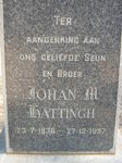 HATTINGH Johan M. 1936-1957
