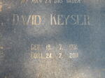 KEYSER David 1931-2011