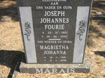 MARAIS Joseph Johannes Fourie 1915-2005 & Magrietha Johanna 1910-2005