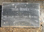 OLIVIER Baba 1953-1954