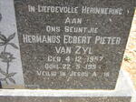 ZYL Hermanus Egbert Pieter, van 1957-195?