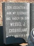 GROBBELAAR Wessel J. 1896-1972