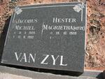 ZYL Jacobus Michiel, van 1905-1982 & Hester Magrietha KOTZE 1908-