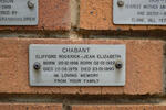 CHABANT Clifford Roderick 1916-1979 & Jean Elizabeth 1922-1990