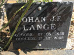 LANGE Johan J.F. 1935-2006