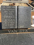 DYK Frans Johan, van 1903-1990