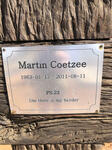 COETZEE Martin 1963-2011