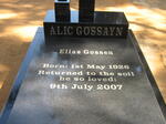 GOSSAYN Alic 1926-2007