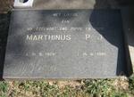 GOUWS Marthinus P.J. 1926-1986 & Catharina J. ROODT 1934-
