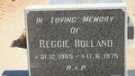 HOLLAND Reggie 1905-1975