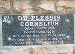 PLESSIS Cornelius, du 1948-2010