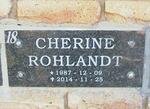ROHLANDT Cherine 1987-2014