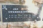 SWEMMER Jan 1934-2011 & ? 1941-2005
