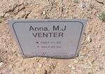 VENTER Anna M. J. 1947-2017