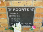 KOORTS Willem Johannes 1928-2014