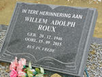 ROUX Willem Adolph 1946-2015