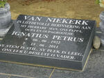 NIEKERK Ignatius Petrus, van 1922-2011