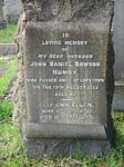 HUMBY John Daniel Dawson -1923 & Ann Ellen -1931