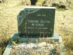 McKENZIE Carolina Aletta 1967-1995