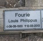 FOURIE Louis Philippus 1933-2013