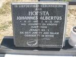 HOFSTA Johannes Albertus 1943-2001