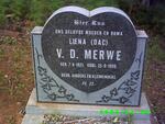 MERWE D.A.C., van der 1921-1999