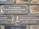 GREYLING William Desbrowe 1922-1994 :: LIEBENBERG James Christian 1940-1997
