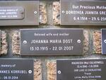 DOST Johanna Maria 1915-2007