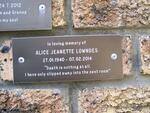 LOWNDES Alice Jeanette 1940-2014