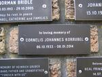 KORRUBEL Cornelis Johannes 1933-2014