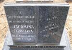 BANK Jacomina Christiana, van der nee DU PLESSIS 1912-1989