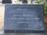 FOURIE Josef Markus 1874-1960