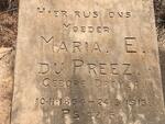 PREEZ Maria E., du nee DREYER 1864-1913