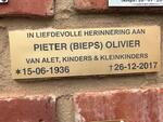 OLIVIER Pieter 1936-2017