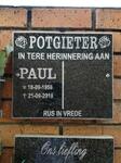 POTGIETER Paul 1958-2018