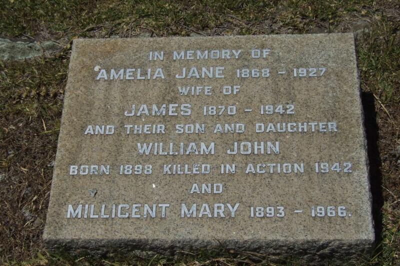 SCOTT James 1870-1942 & Amelia Jane SHEPPARD 1868-1927 :: SCOTT William John 1898-1942 :: SCOTT Millicent Mary 1893-1966