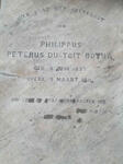 BOTHA Philippus Peterus du Toit 1837-1911
