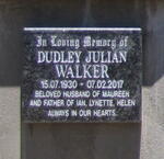 WALKER Dudley Julian 1930-2017