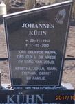 KÜHN Johannes 1952-2003
