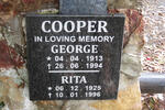 COOPER George 1913-1994 & Rita 1925-1996