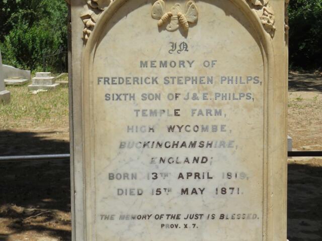 PHILPS Frederick Stephen 1819-1871