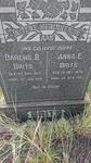 BRITS Barend B. 1871-1951 & Anna E. 1875-1951