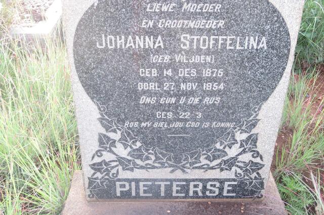 PIETERSE Johanna Stoffelina nee VILJOEN 1875-1954