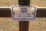 ADAMS Danie 1952-2014